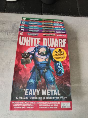 Lot de 7 magazines Warhammer