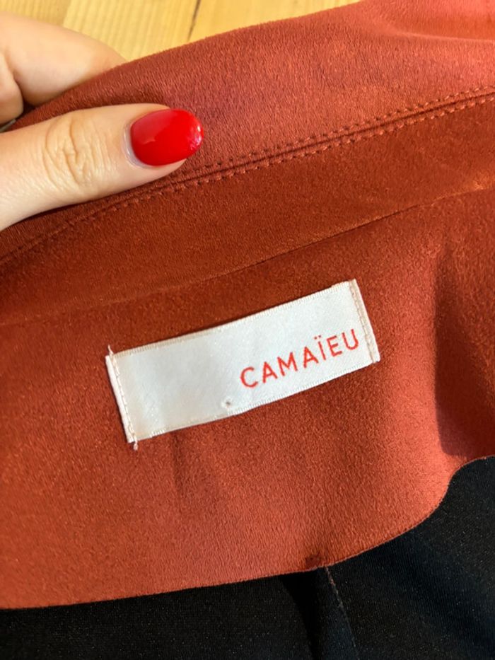 Perfecto effet suédine Camaïeu - Taille 40 - Tendance et stylé - photo numéro 3