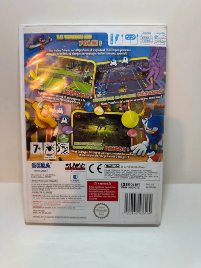 Sega Superstars Tennis Nintendo Wii - photo numéro 2