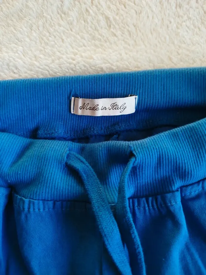 Pantalon type 7/8 Made in Italy bleu - photo numéro 7