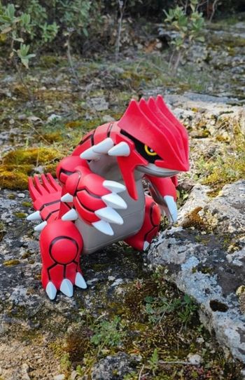 Super grande figurine Pokemon Nintendo Groudon de 22cm
