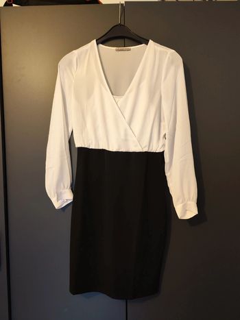 Robe 2en 1 blanche et noir