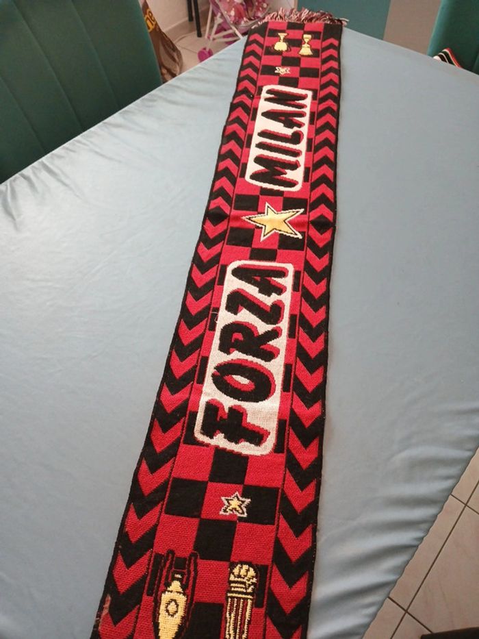 Écharpe foot milan ac Italie italia - photo numéro 3