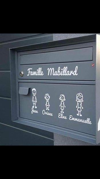 Stickers boites aux lettres 