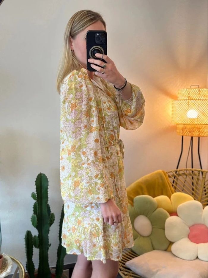 Robe motifs fleuris 70s’ taille 34/36 - Nasty Gal - photo numéro 7