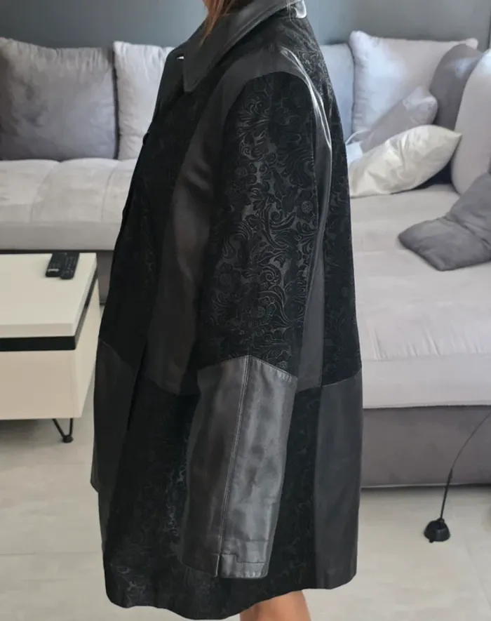 Veste en cuir véritable - photo numéro 4