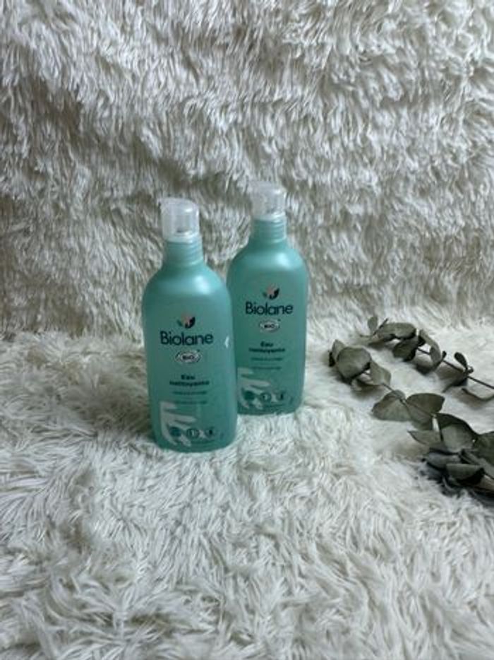 Lot de 2 eaux nettoyantes bio Biolane