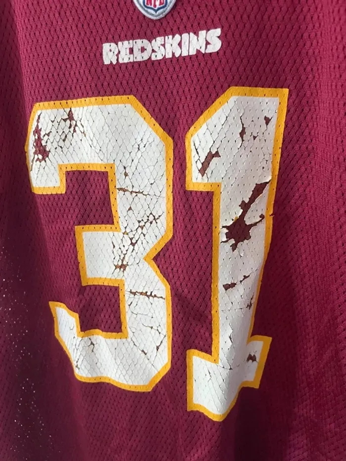 Reebok Maillot jersey NFL 🏈 Cartwright Washington Redskins Woman XL - photo numéro 3