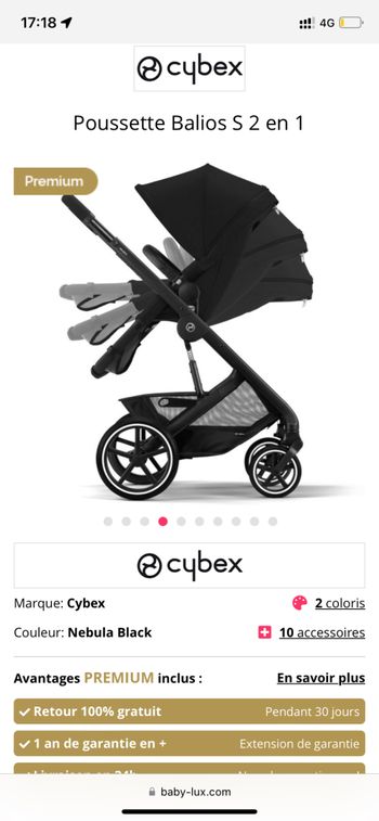 Poussette cybex