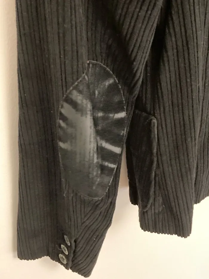 Belle veste en velours noire taille 38 Diabless - photo numéro 3