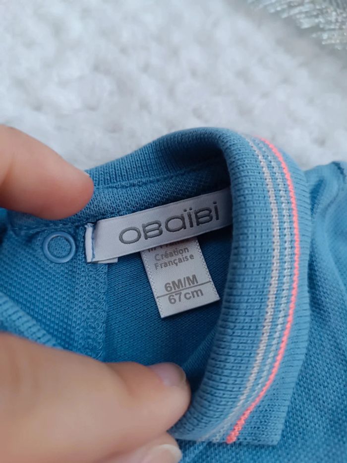 🔸Body façon Polo - Obaibi 6 Mois🔸 - photo numéro 6