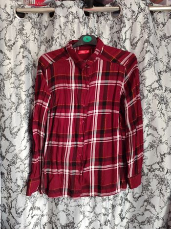 Chemise à motif tartan / carreaux rouge Taille M