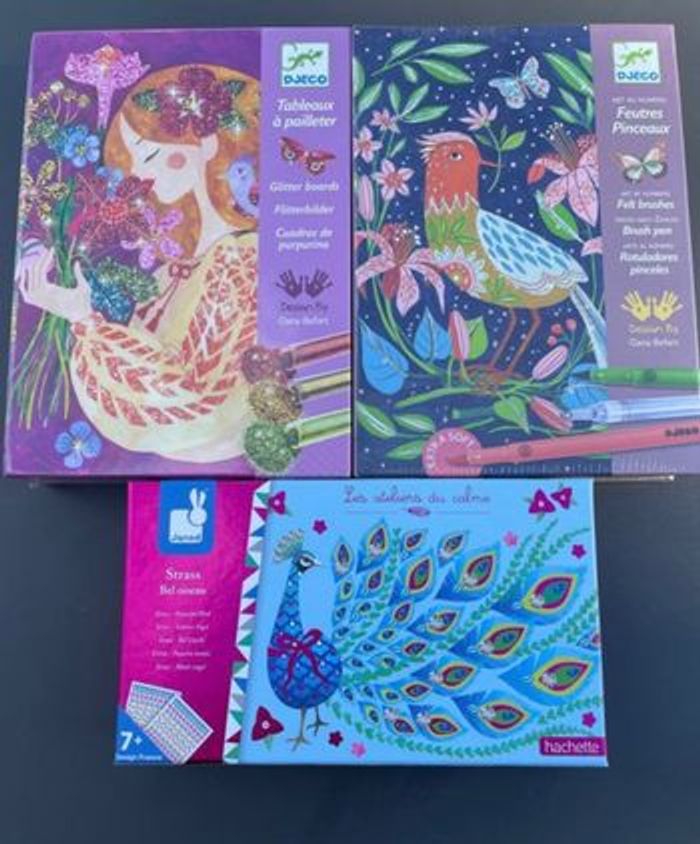 Lot de 3 jeux Djeco neufs