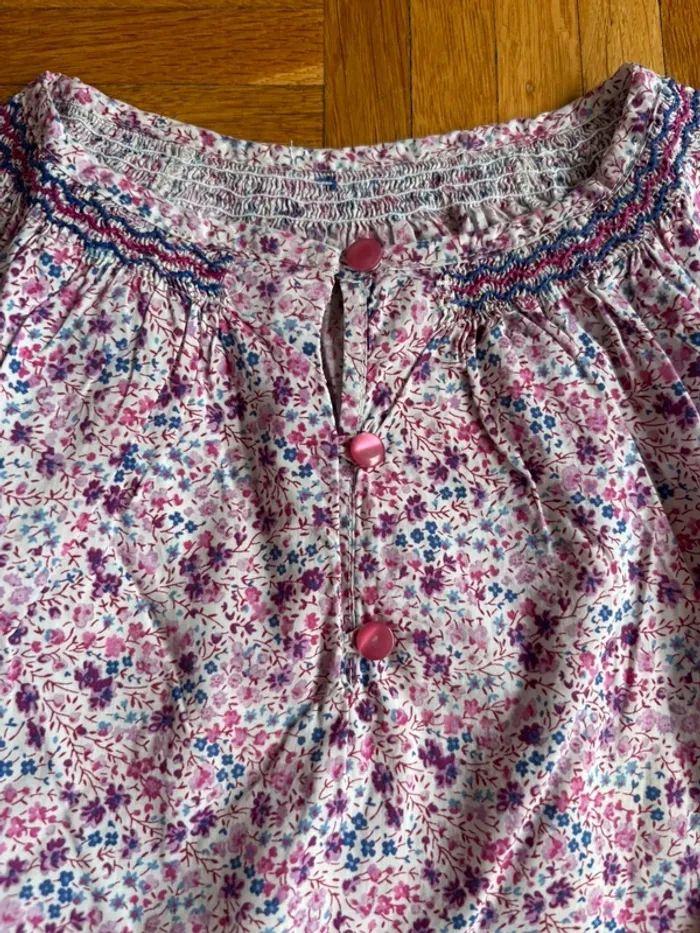 Haut liberty Jacadi 8 ans parfait état - photo numéro 3