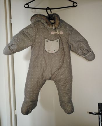 Combinaison obaibi fille chat taille 6/12 mois