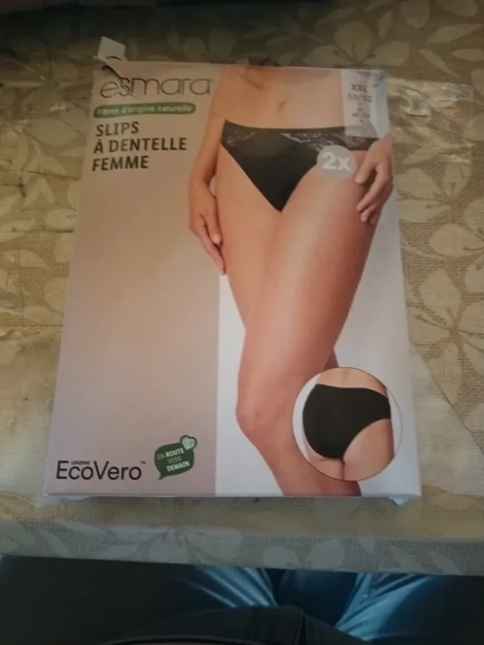 Lot de slips femme à dentelle taille xxl 50 52