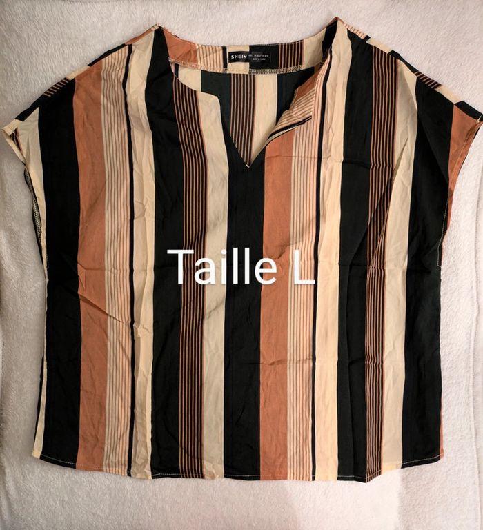 Tee shirt manches courtes Taille L
