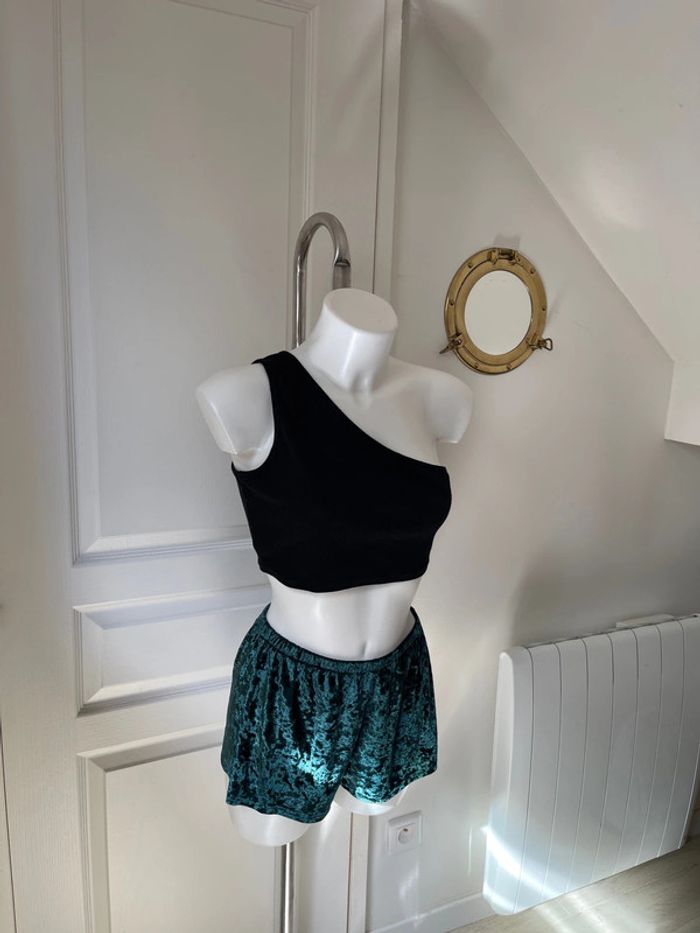 Short en velours