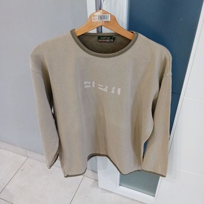 Sweat léger kaki clair HPW col rond