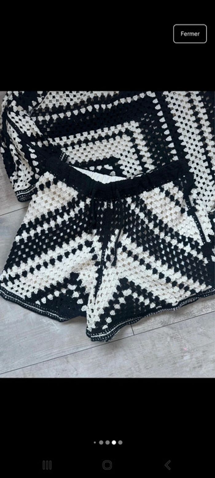 Ensemble top + short crochet taille unique - photo numéro 5