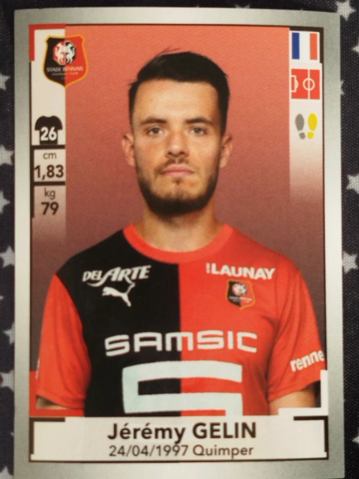 Images Panini foot 2019 2020 BASIC 75 GELIN 415 (neuves) - photo numéro 4