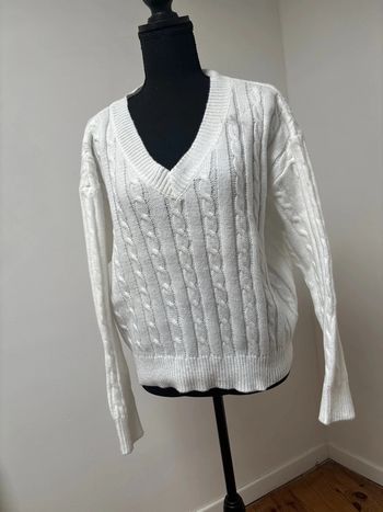 Pull tressé