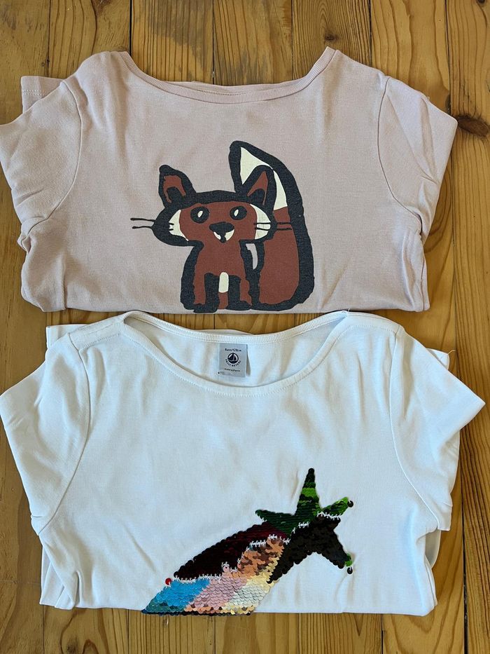 Tee-shirts Petit Bateau 8 ans