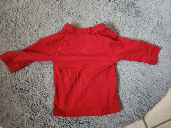 Tee shirt/polo manches longues 6 mois - photo numéro 3