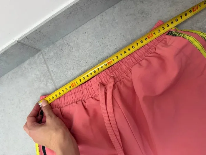 Rare - Pantalon de traning Adidas femme rose et jaune taille 38, médium comme neuf - photo numéro 8