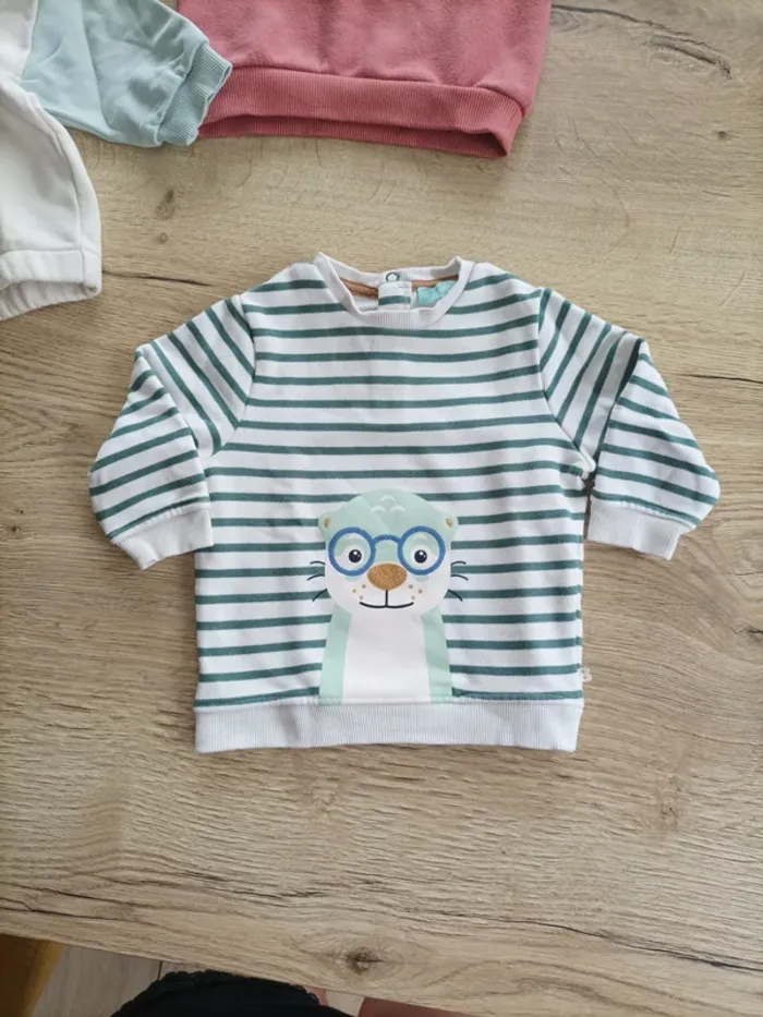 Lot de 3 pulls taille 9mois - photo numéro 2