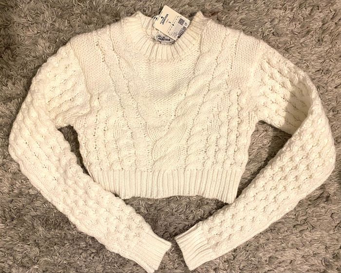 Pull blanc  - Jennyfer – Taille S - photo numéro 2