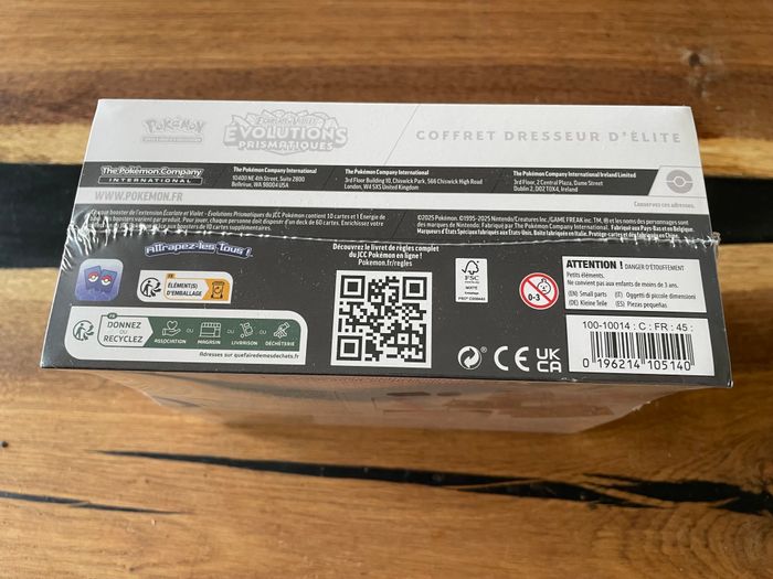 ETB (Coffret Dresseur d'Elite Pokémon)- EV8.5 Evolutions Prismatiques FR - photo numéro 7