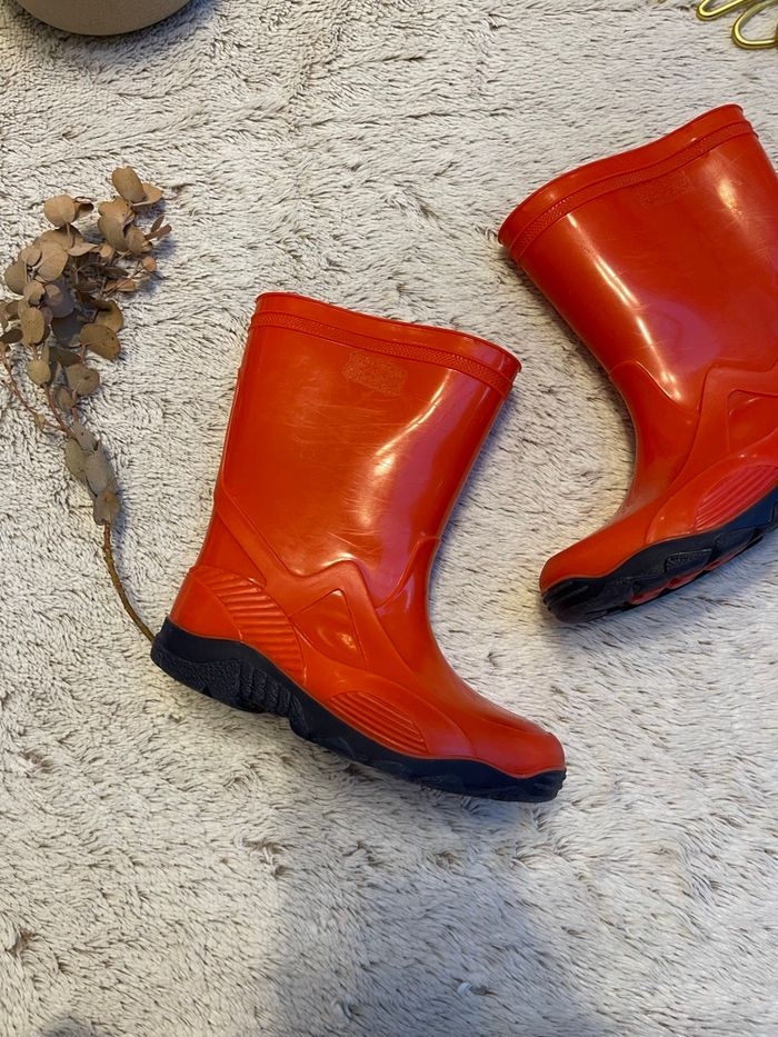 Botte de pluie en caoutchouc rouge - G&G - photo numéro 3