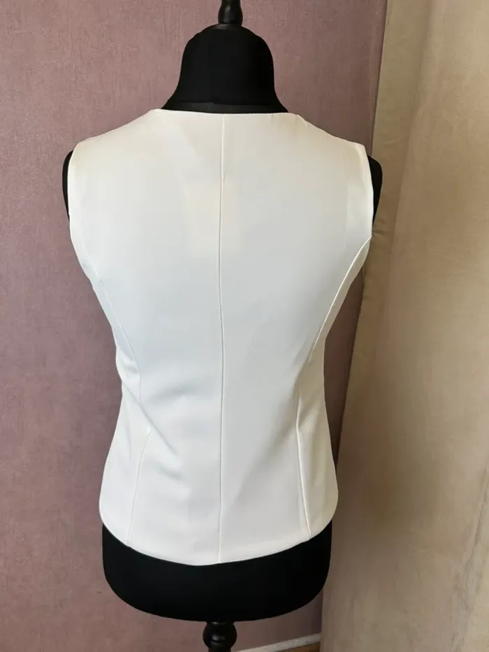 gilet femme veste blazer veste sans manches femme taille M taille 38 - photo numéro 5