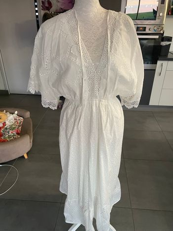 Robe blanche longue
