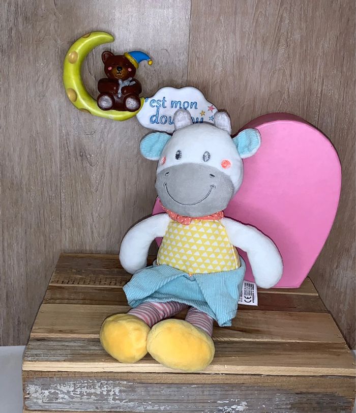 MD104 doudou vache 🐮 mots d’enfants