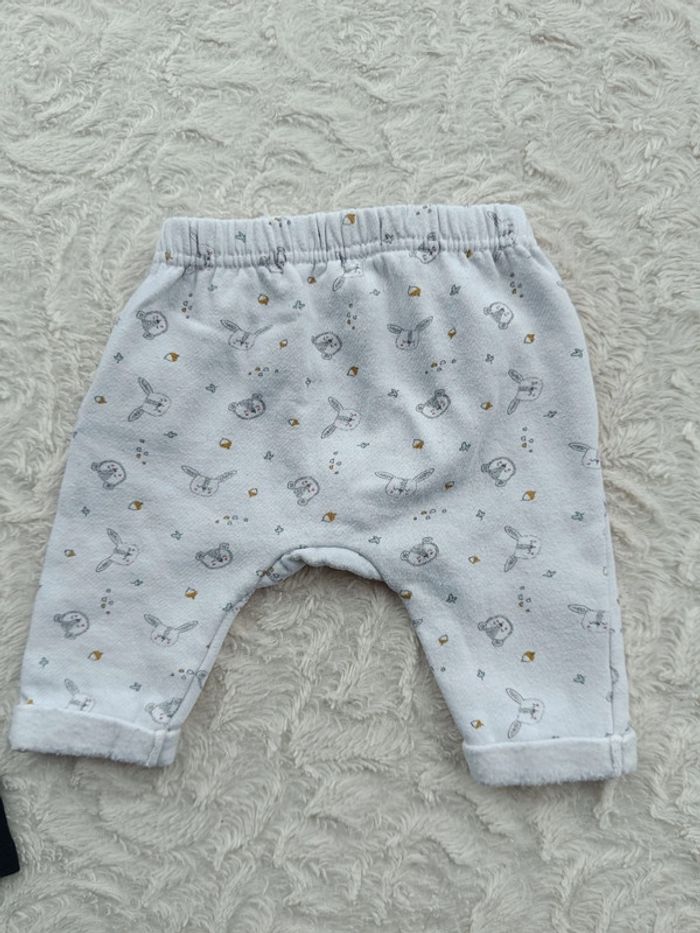 Ensemble (tee shirt+sarouel) Garçon 3 mois Hello you lapin animaux - photo numéro 11