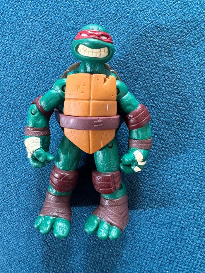 Figurine ancienne vintage PTI Tortues Ninja articulée 12cm