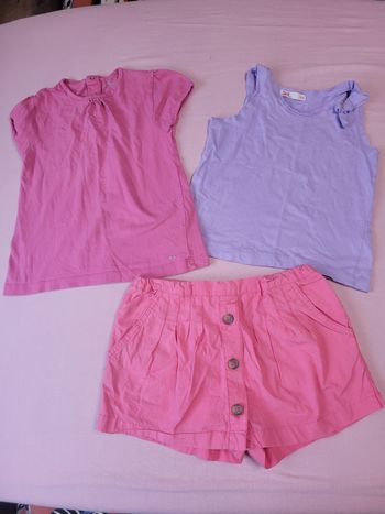 Lot vêtements fille