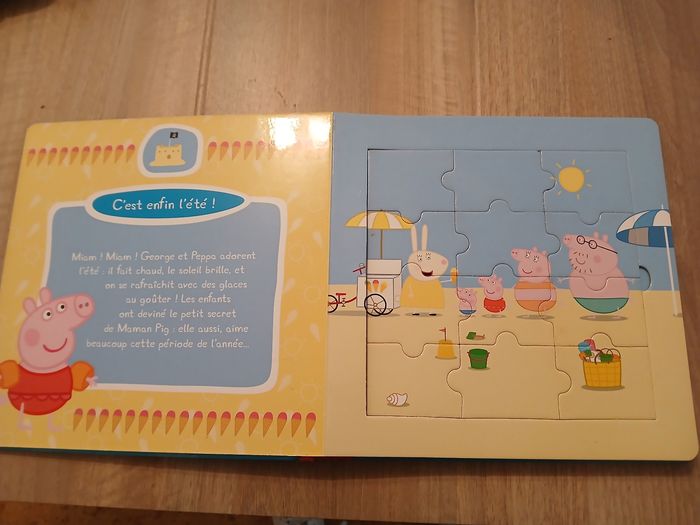 Livre puzzle peppa pig - photo numéro 4