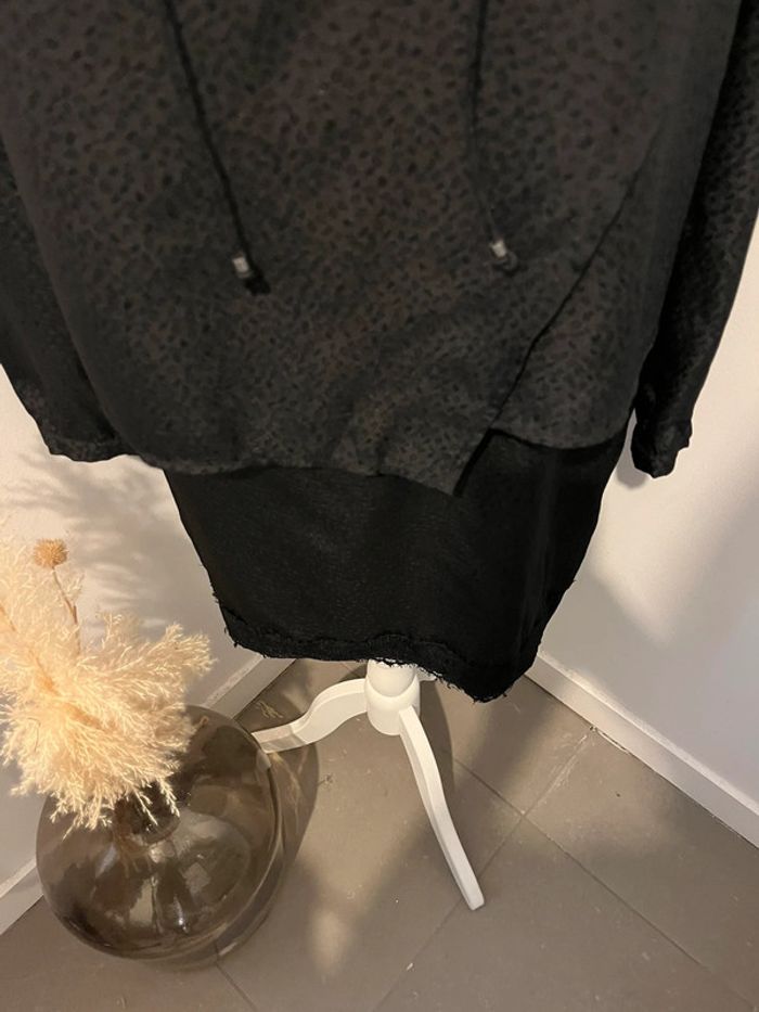 Robe noire effet satiné Ikks S - photo numéro 2