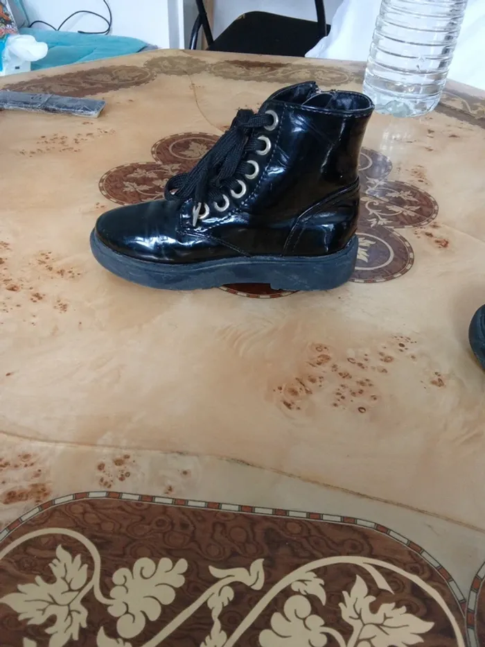Botte noir brillante - photo numéro 4