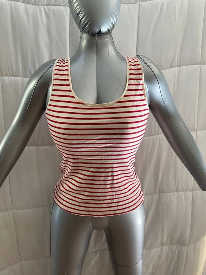 debardeur sans marque blanc taille L