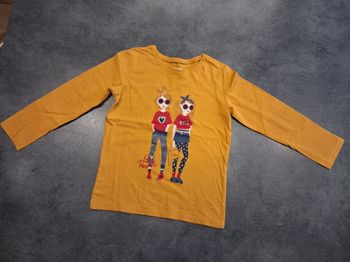 Lot 9 tee shirts manches longues 6 ans