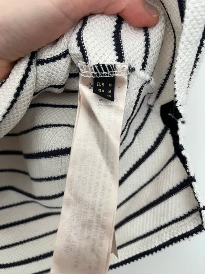 Pull ligné marin Massimo Dutti taille M - photo numéro 3