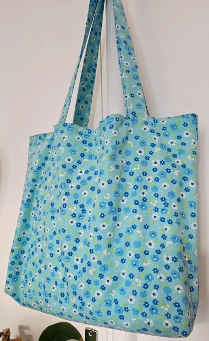 Tote bag fleuri liberty - photo numéro 3