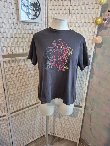 Joli T-shirt Disney Ariel La Petite Sirène  gris anthracite femme TM / 38