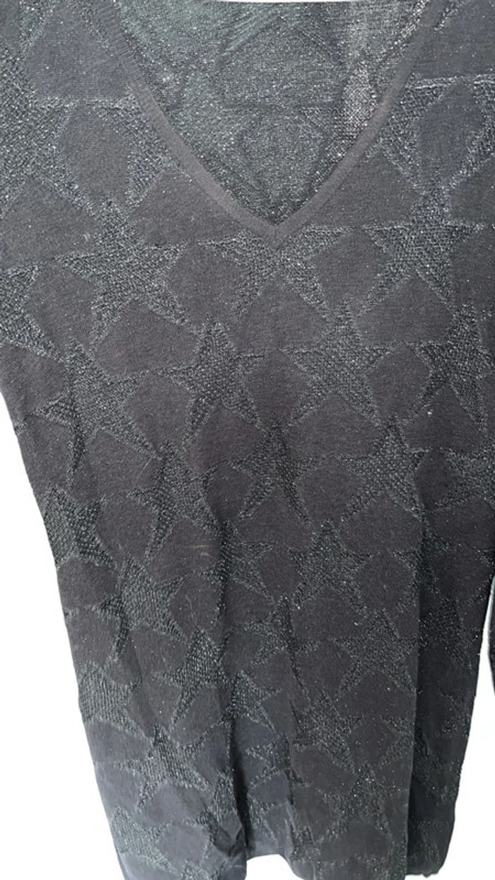 Jolie robe pull motif étoile - photo numéro 3