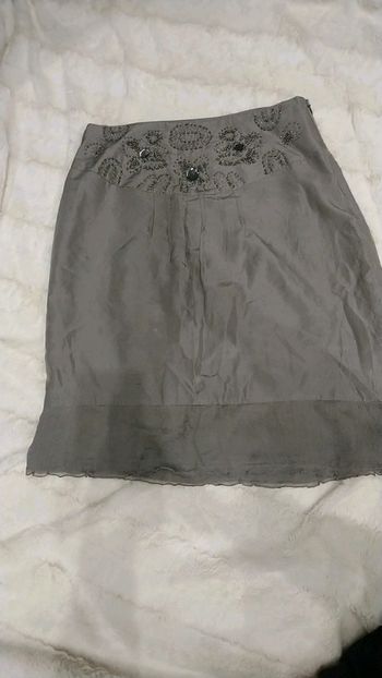 Jupe avec perles