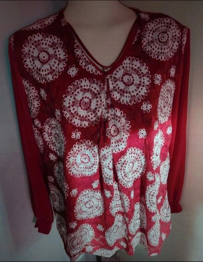 Blouse manches transparentes 44 - photo numéro 3